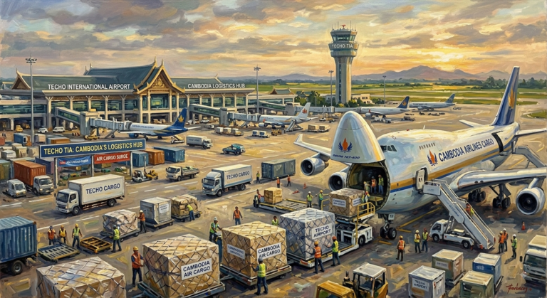 Cambodia’s Air Cargo Surges 29%: Techo Airport Is Turning the Country Into a Regional Logistics Hub